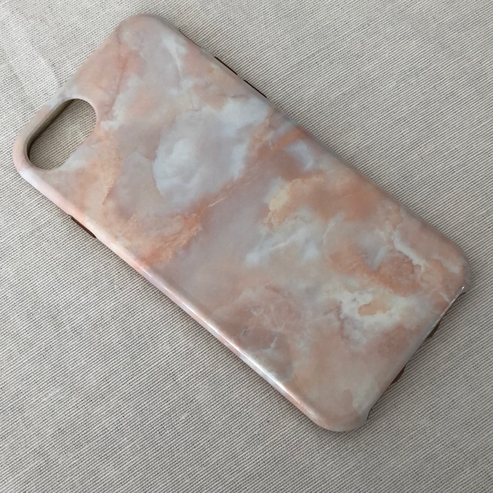 iPhone 6 Pink Marbled Phone Case